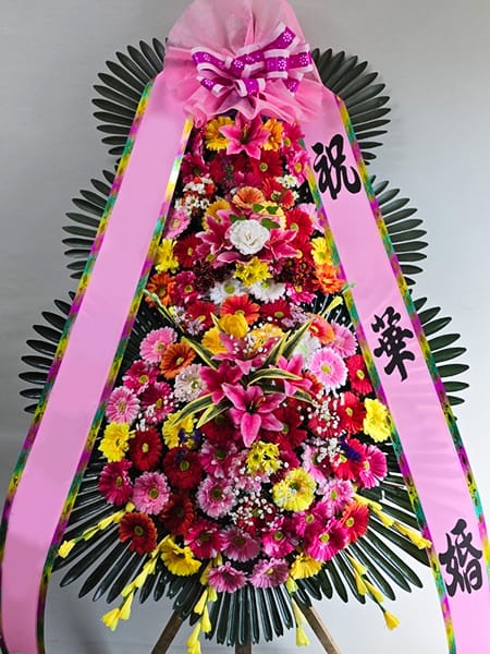 더에스비웨딩컨벤션 가장 인기있는 3단화환 기본형